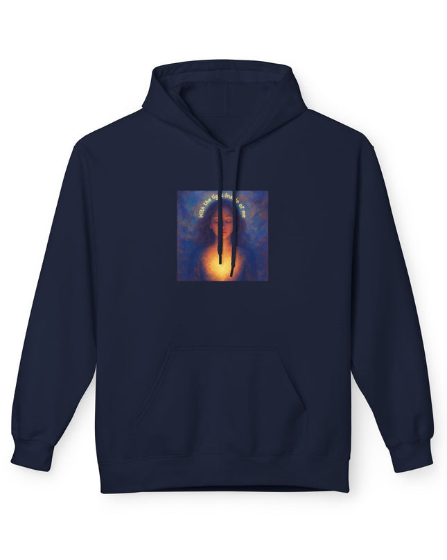 "With the Light Inside of Me" Unisex Midweight Softstyle Fleece Hoodie