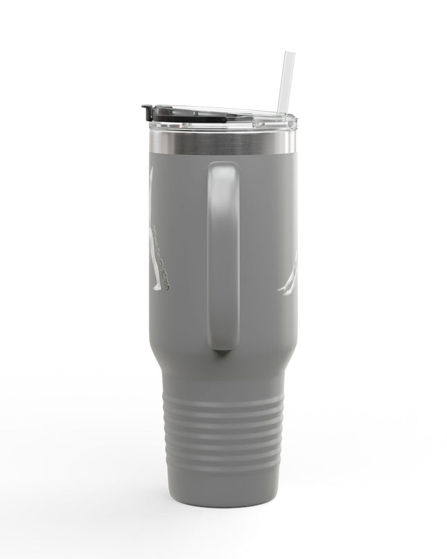 "Mom Strong Pilates" Insulated Travel Mug, 40oz