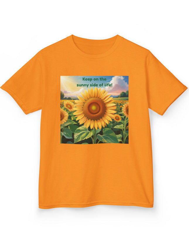 "Keep on the Sunny Side of Life" Kids Heavy Cotton Tee