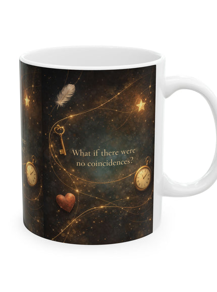 "What If There Were No Coincidences" Ceramic Mug, (11oz, 15oz)