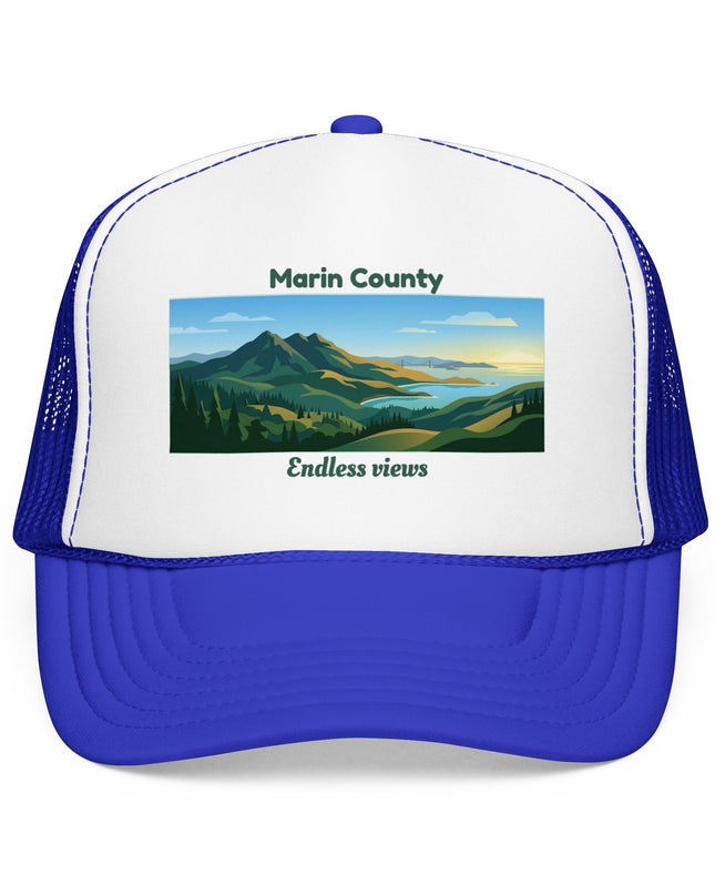 "Marin County - Endless Views" Foam Trucker Hat