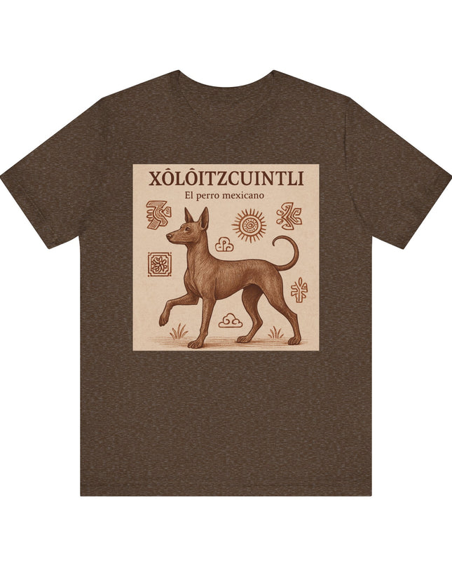 "Xoloitzcuintli - el perro mexicano" Unisex Jersey Short Sleeve Tee