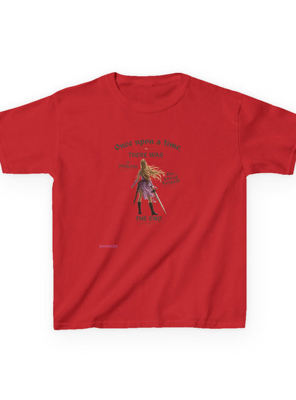 "She Saved Herself" Kids Heavy Cotton Tee