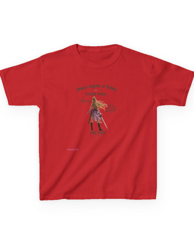 "She Saved Herself" Kids Heavy Cotton Tee