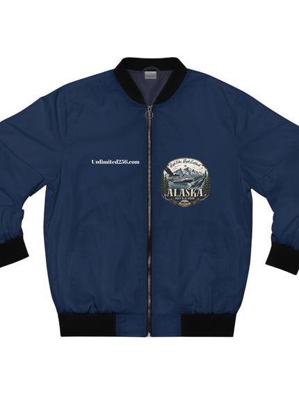 "Alaska Unlimited256.com" Men's Bomber Jacket (AOP)