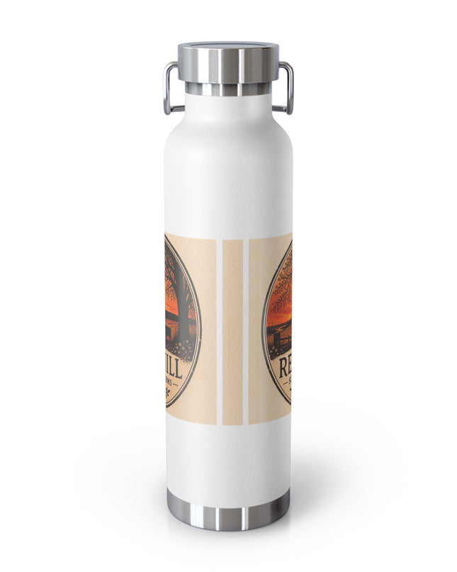 "Red Hill Sunset Farms" Copper Vacuum Insulated Bottle, 22oz