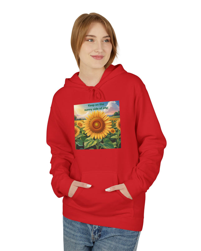 "Keep on the Sunny Side of Life" Unisex Midweight Softstyle Fleece Hoodie