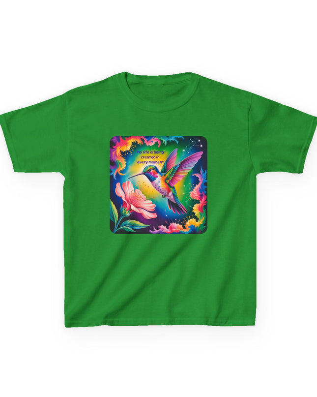 "My Life is Being Created in Every Moment" Kids Heavy Cotton Tee