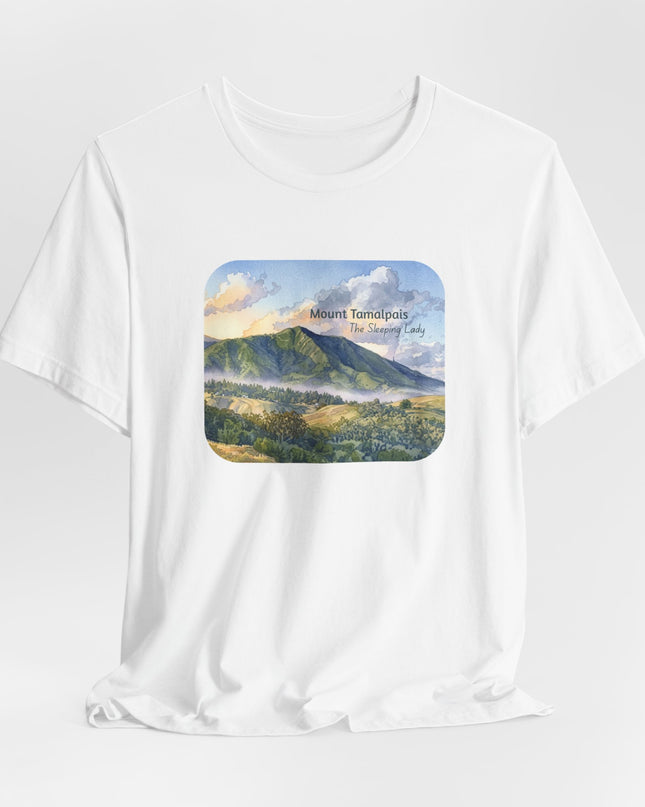 "Mount Tamalpais, the Sleeping Lady" Unisex Jersey Short Sleeve Tee