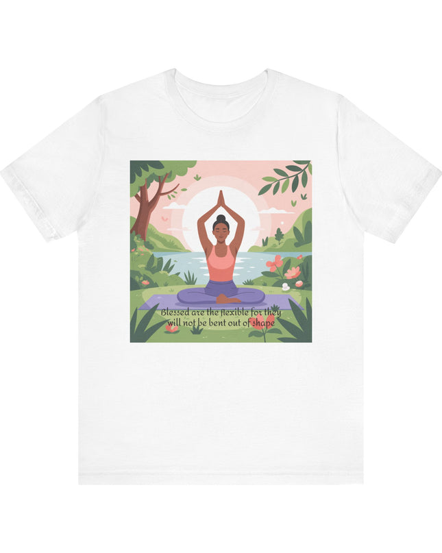 "Blessed are the Flexible" Unisex Short Sleeve Tee