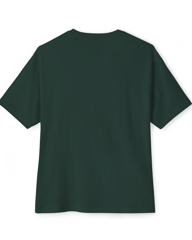 "GLOW Olive Earring Boxy" Oversized M 100% Cotton Tee