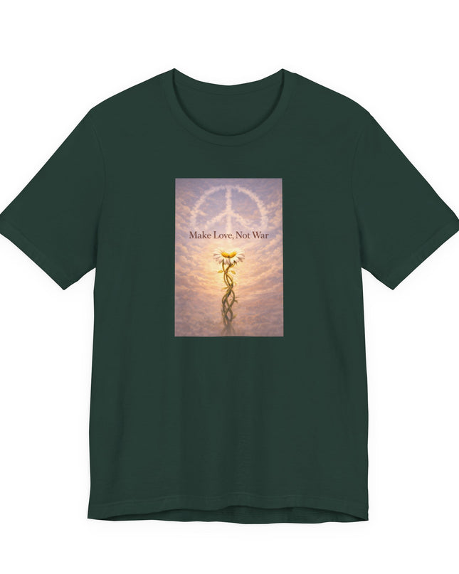 "Make Love Not War" Unisex Jersey Short Sleeve Tee