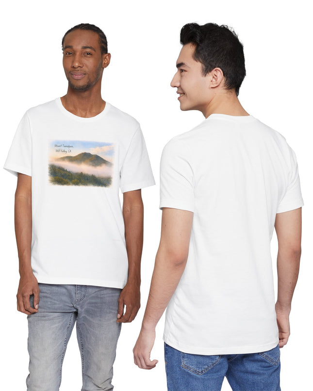 "Mount Tamalpais, Mill Valley, California" Unisex Jersey Short Sleeve Tee
