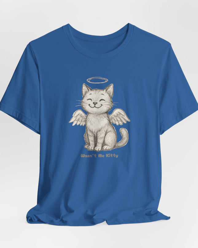 "Wasn't Me Kitty" Unisex Jersey Short Sleeve Tee