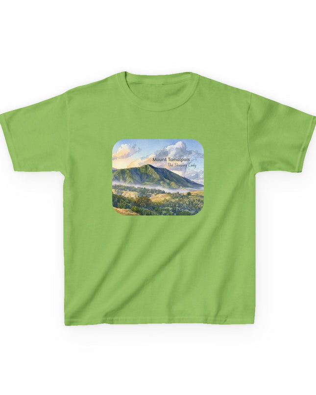 "Mount Tamalpais, the Sleeping Lady" Kids Heavy Cotton Tee