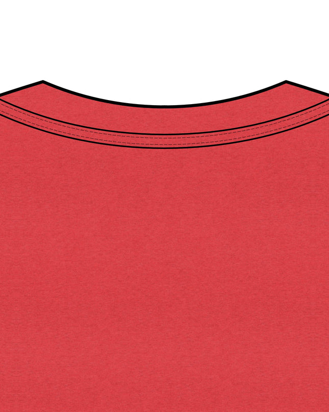 "She Saved Herself" Women’s Relaxed Heather CVC V-Neck Tee