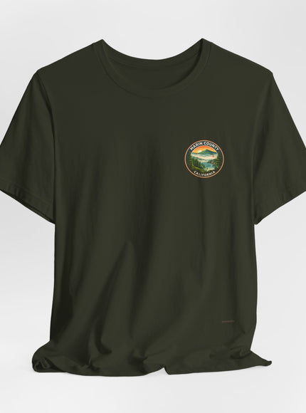 "Marin County - Above the Fog - No Text" (2-sided) Unisex Jersey Short Sleeve Tee