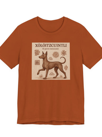 "Xoloitzcuintli - el perro mexicano" Unisex Jersey Short Sleeve Tee