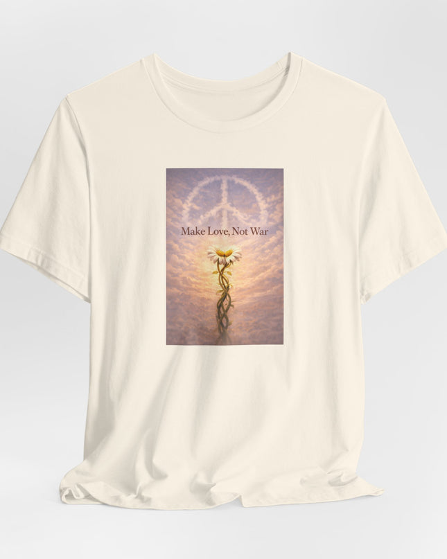 "Make Love Not War" Unisex Jersey Short Sleeve Tee