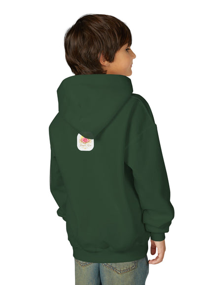 "My Father Says I am Royalty" Youth Heavy Blend Hooded Sweatshirt