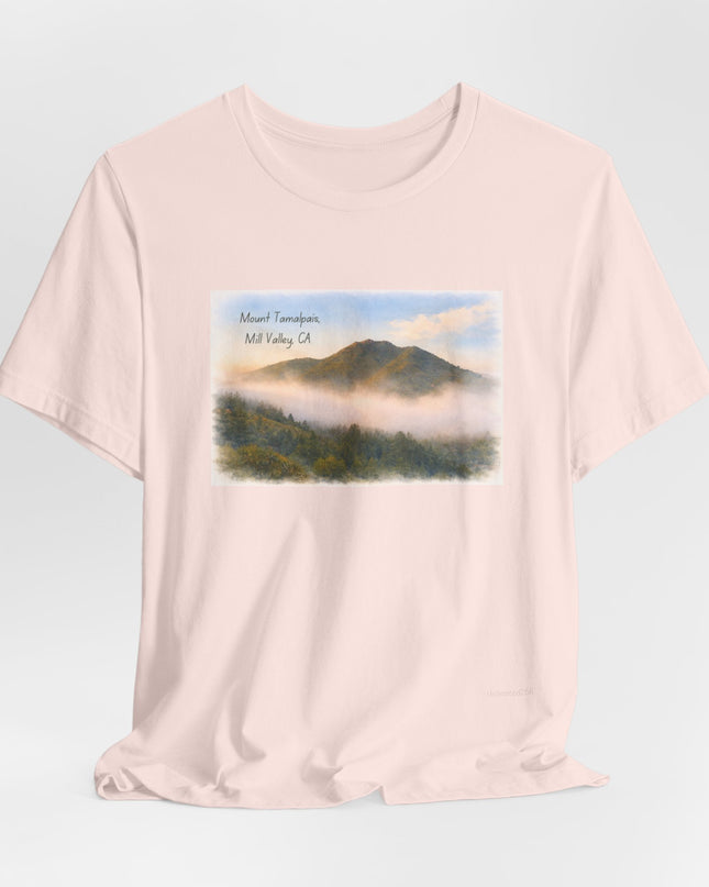 "Mount Tamalpais, Mill Valley, California" Unisex Jersey Short Sleeve Tee