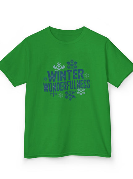"Winter Wonderfulness" Kids Heavy Cotton Tee