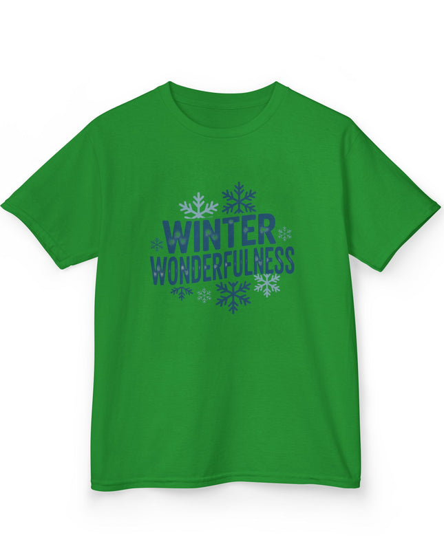 "Winter Wonderfulness" Kids Heavy Cotton Tee