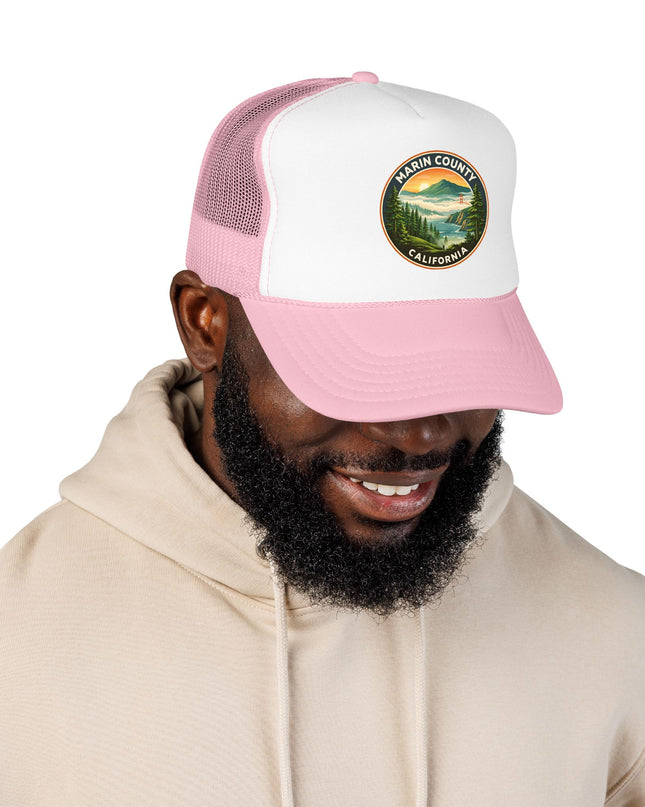 "Marin County, Above the Fog" Foam Trucker Hat