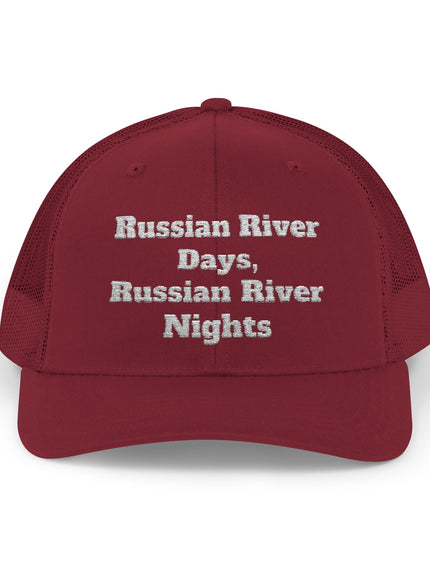 "Russian River Days, Russian River Nights" Snapback Trucker Cap