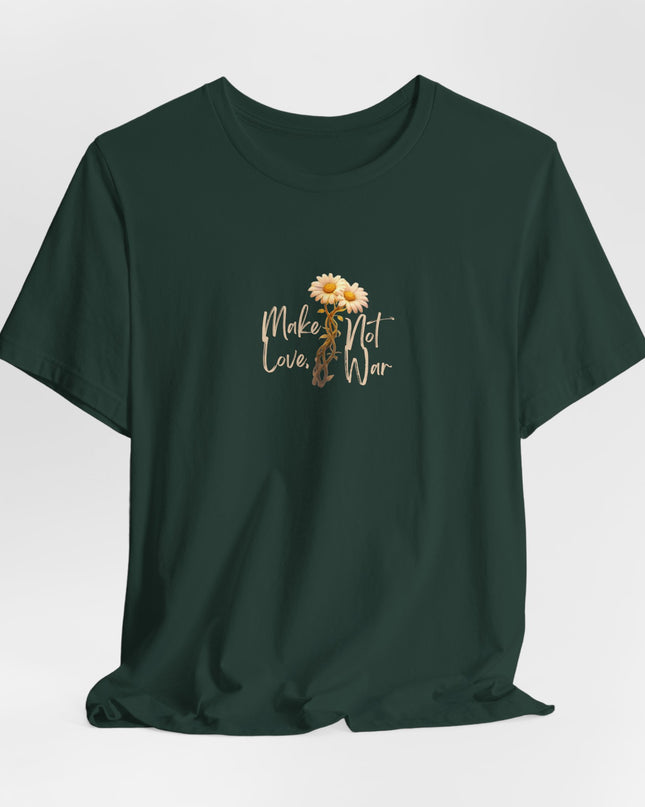 "Make Love, Not War" Unisex Jersey Short Sleeve Tee