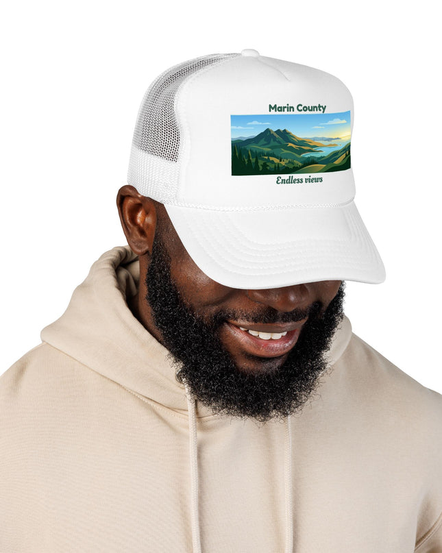 "Marin County - Endless Views" Foam Trucker Hat