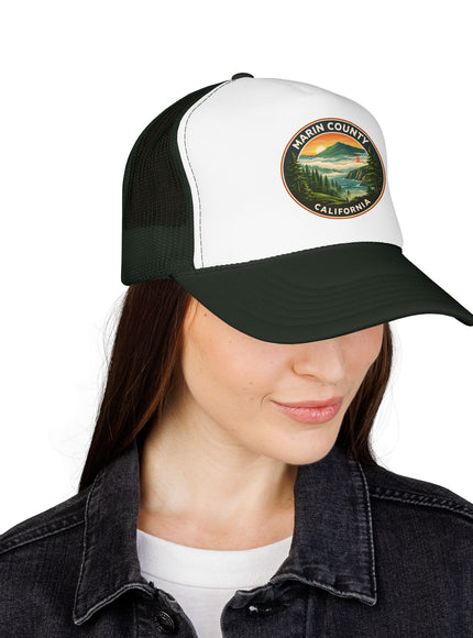 "Marin County, Above the Fog" Foam Trucker Hat
