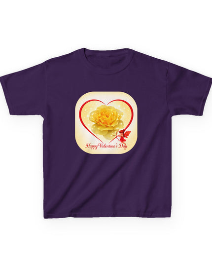 "Happy Valentine's Day" Kids Heavy Cotton Tee