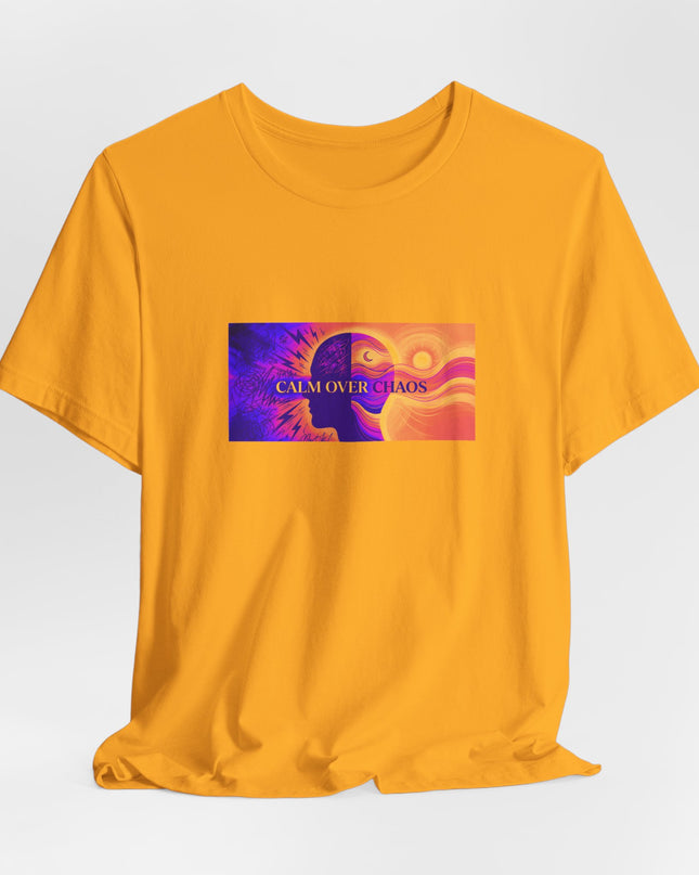 "Calm Over Chaos- Vivid" Unisex Jersey Short Sleeve Tee
