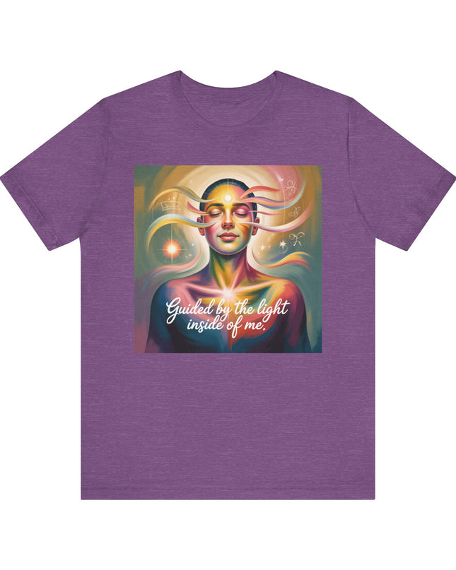 "Guided by the Light Inside of Me" Unisex Jersey Short Sleeve Tee