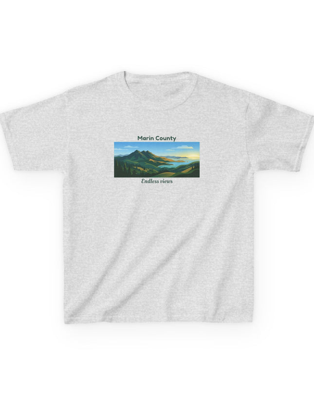 "Marin County - Endless Views" Kids Heavy Cotton Tee