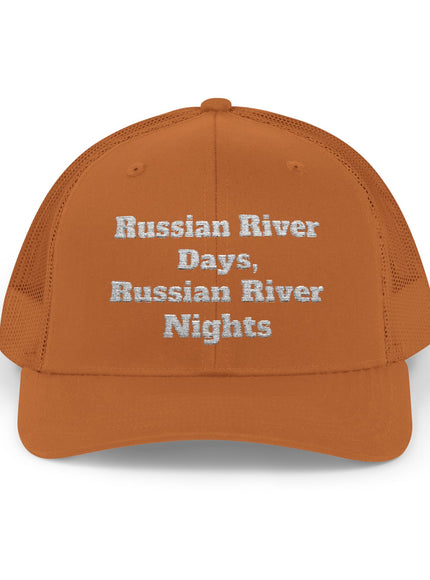 "Russian River Days, Russian River Nights" Snapback Trucker Cap