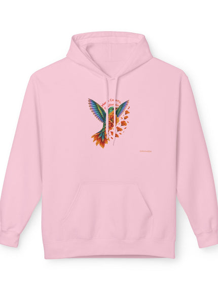 "Hummingbird and Poppies" Unisex Midweight Softstyle Fleece Hoodie