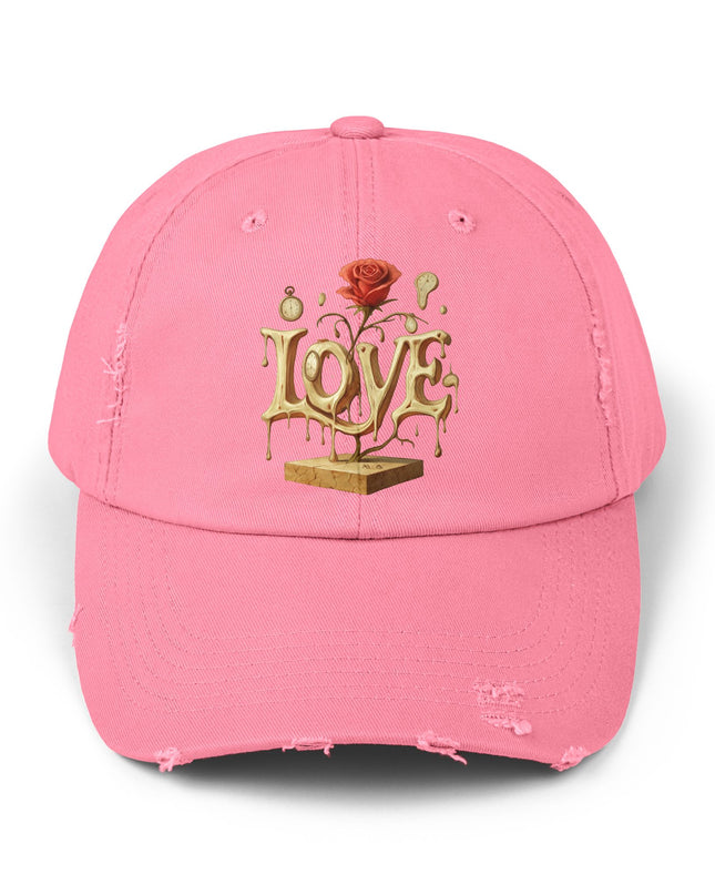 "Love (Salvador Dali)" Unisex Distressed Cap