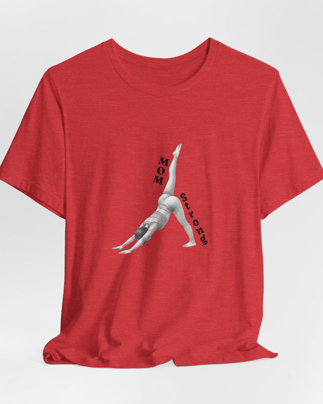 "Mom Strong Pilates" Unisex Jersey Short Sleeve Tee