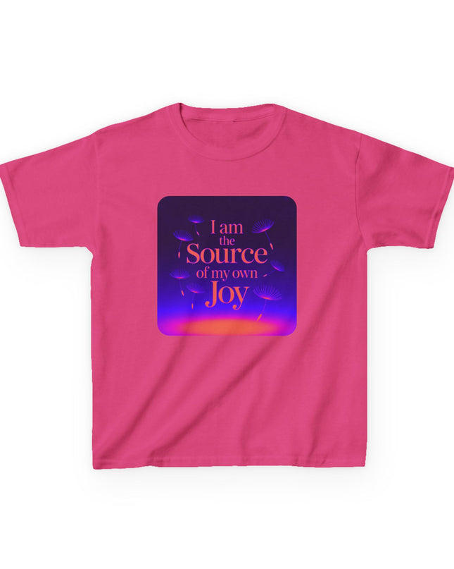 "I Am the Source of my Own Joy" Kids Heavy Cotton Tee