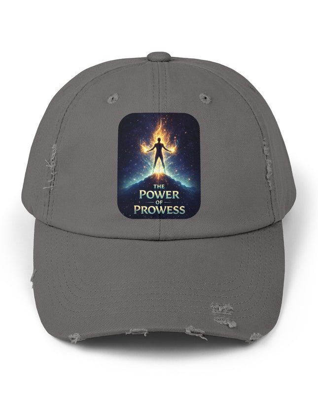 "The Power of Prowess" Unisex Distressed Cap