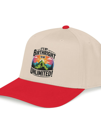 "It's my Birthright to be Unlimited" Mid Profile Baseball Cap