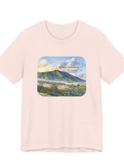 "Mount Tamalpais, the Sleeping Lady" Unisex Jersey Short Sleeve Tee
