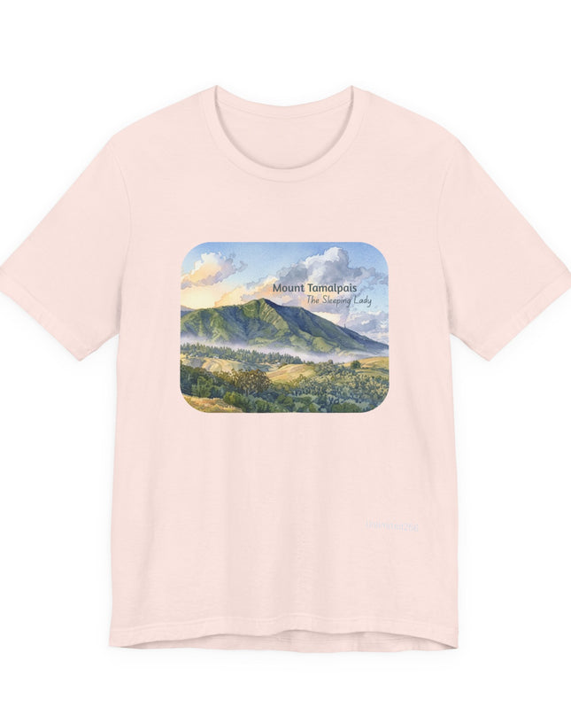 "Mount Tamalpais, the Sleeping Lady" Unisex Jersey Short Sleeve Tee