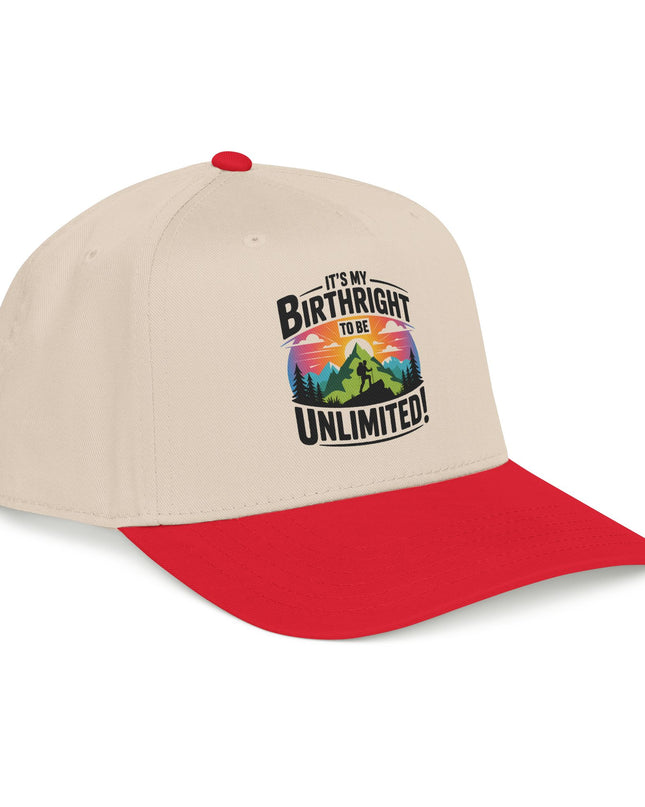 "It's my Birthright to be Unlimited" Mid Profile Baseball Cap