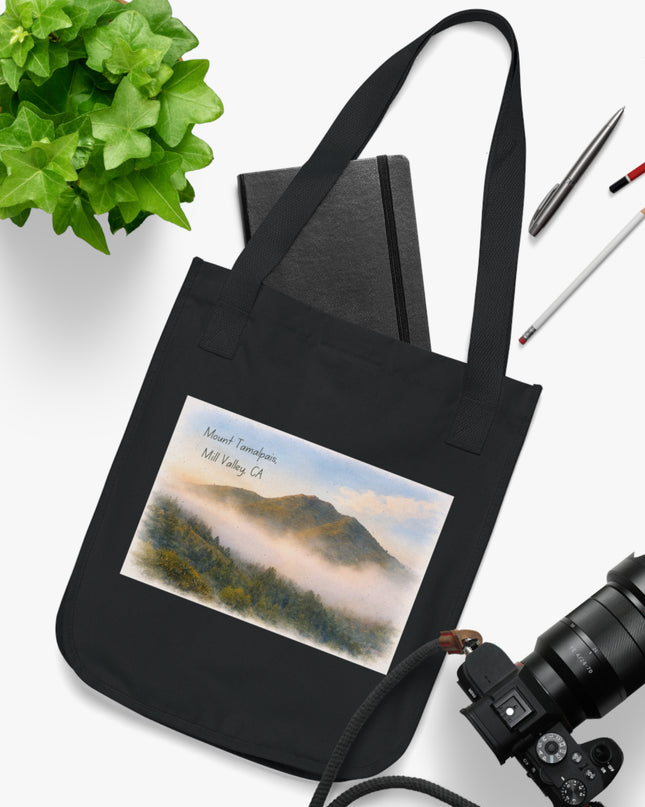 "Mount Tamalpais, Mill Valley, California" Organic Canvas Tote Bag