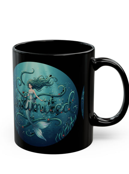 "Unlimited Mermaid" Black Mug (11oz, 15oz)