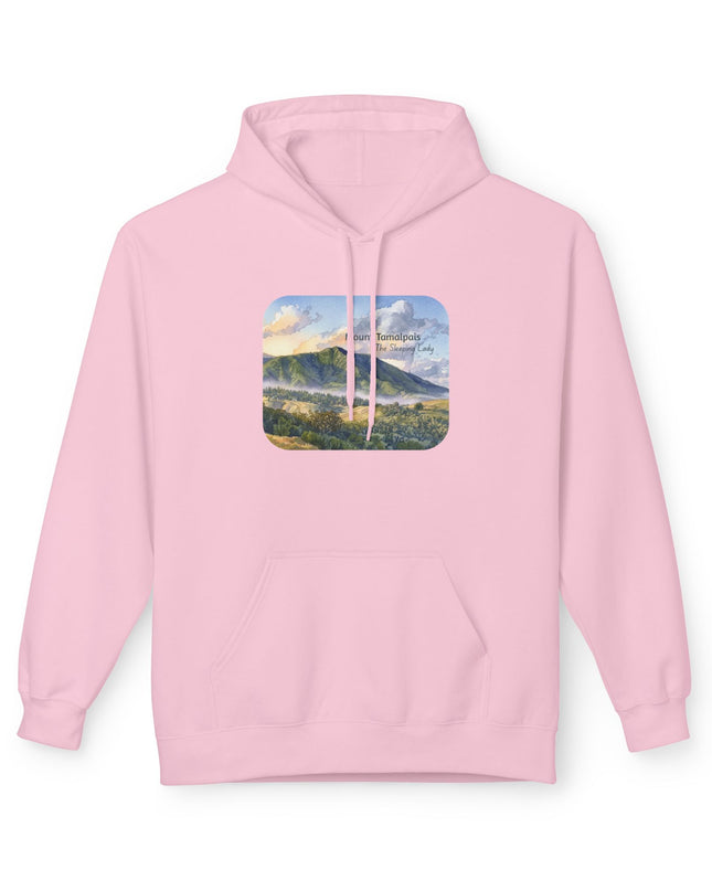 "Mount Tamalpais, the Sleeping Lady" Unisex Midweight Softstyle Fleece Hoodie