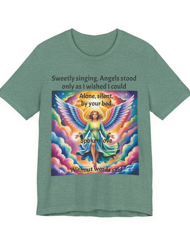 "Sweetly Singing, Angels Stood" Women's Soft Jersey Tee